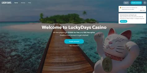 lucky days casino nz